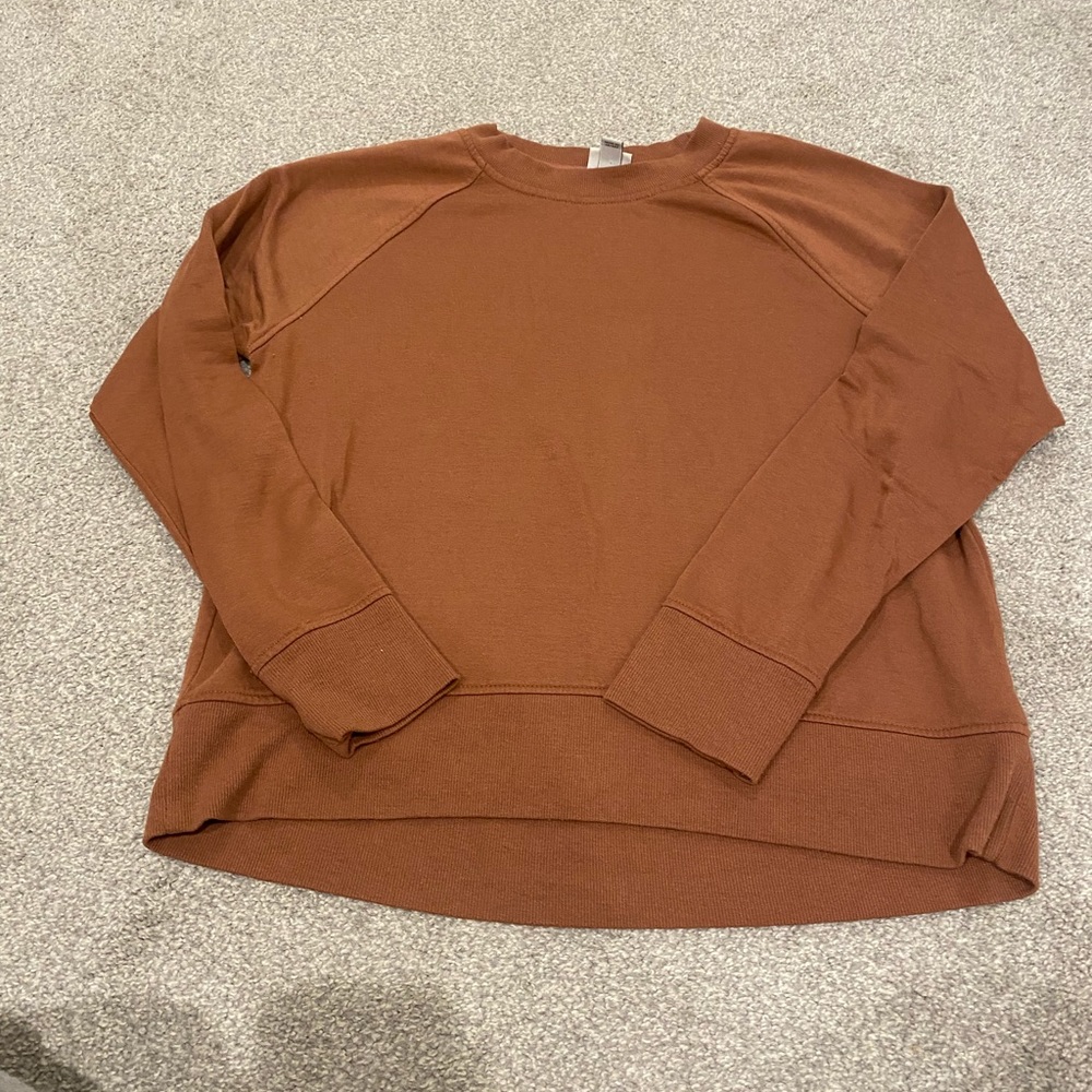 Rusted orange soft sweater. Size medium